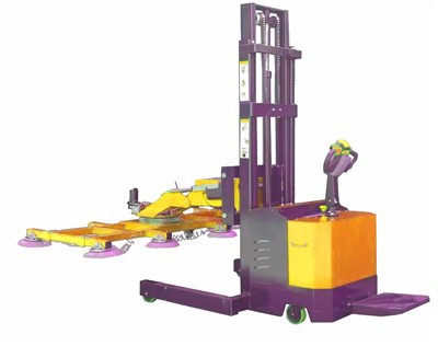 Напълно електрическа смукателна количка